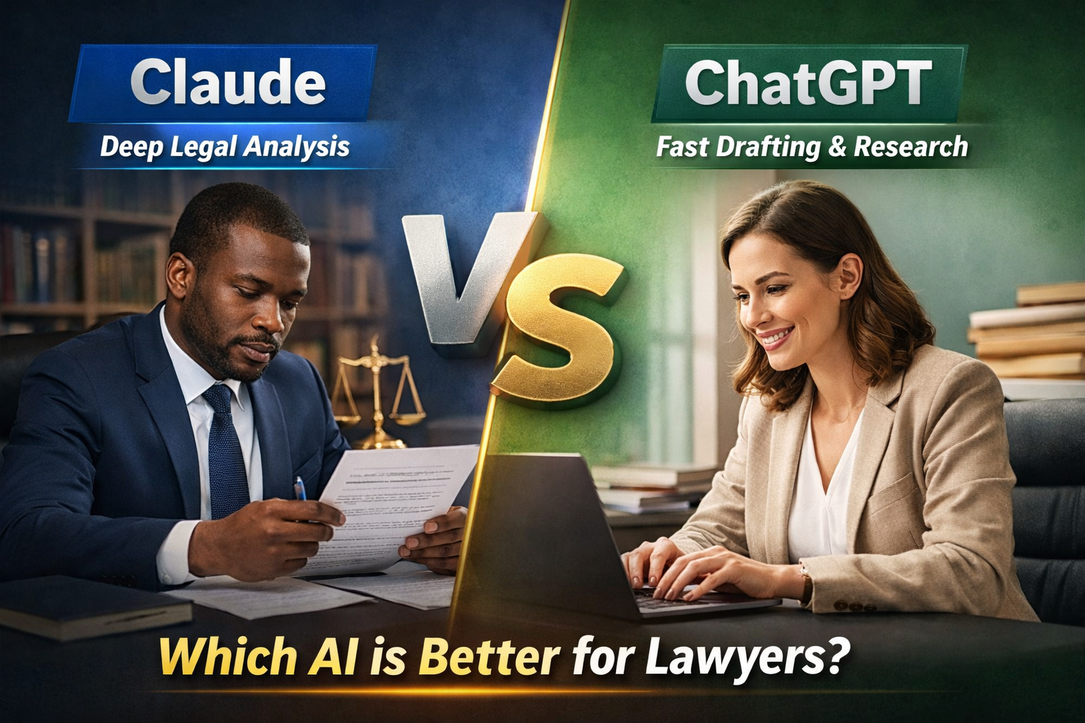 Is Claude or ChatGPT better for lawyers?